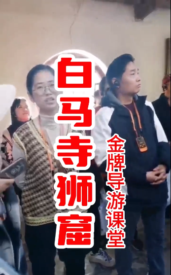 白马寺狮窟毗卢遮那佛。洛...-洛阳导游精彩讲解